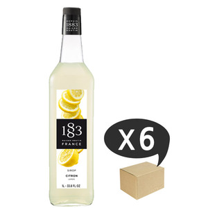 1883 레몬 시럽 1박스(1000mlx6개)