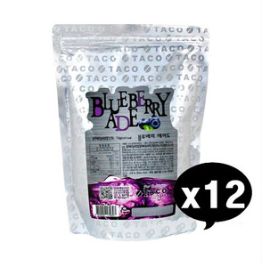 타코 블루베리에이드 1박스(1kgx12개)